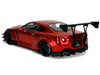 Nissan GT-R (R35) Liberty Walk Body Kit 2.0 Red Metallic - Pink Slips - Jada 1/18 - 36465 Passion Diecast 