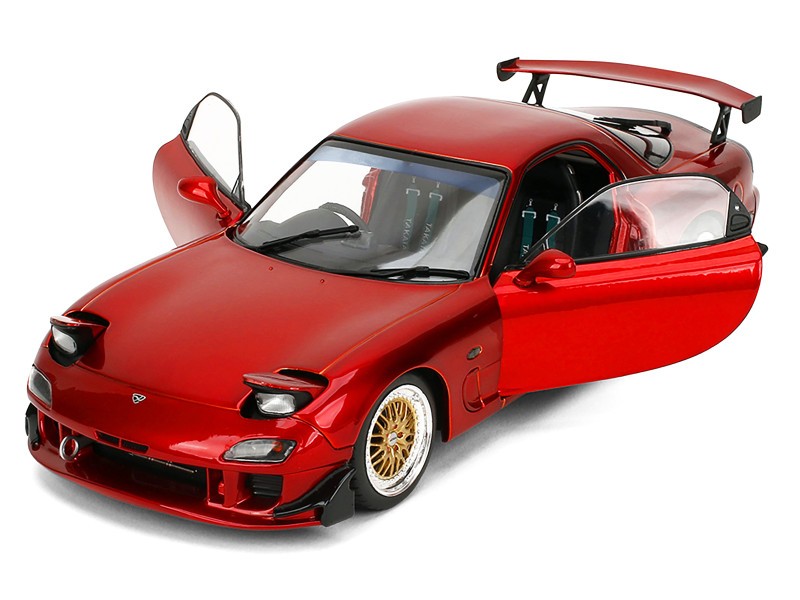 Mazda RX7 Type RS (FD3S) Red Metallic - Pink Slips - Jada 1/18 - 36471 Passion Diecast 