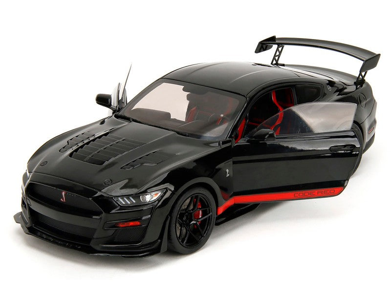 Shelby GT500 "Code Red" Black with Red Stripes - Pink Slips - Jada 1/18 - 36385 Passion Diecast 