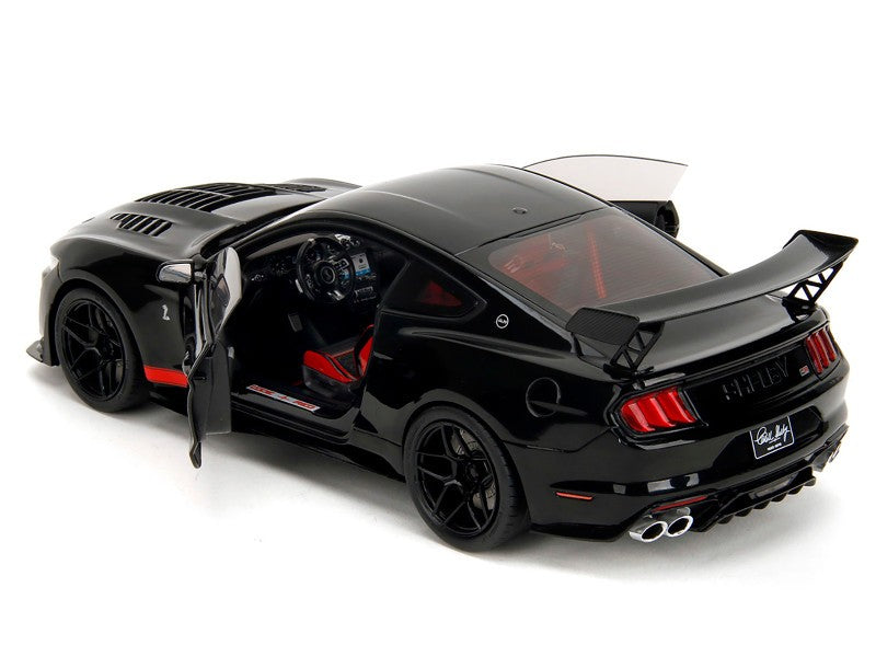 Shelby GT500 "Code Red" Black with Red Stripes - Pink Slips - Jada 1/18 - 36385 Passion Diecast 