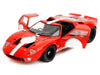 Ford GT40 MK1 Red with White Stripes and Graphics - Pink Slips - Jada 1/18 - 36381 Passion Diecast 