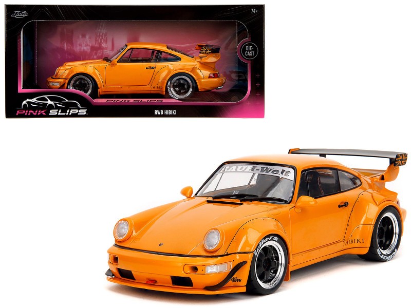 RWB Bodykit "Hibiki" orange métallisé - Pink Slips - Jada 1/18 - 36383 Passion Diecast 