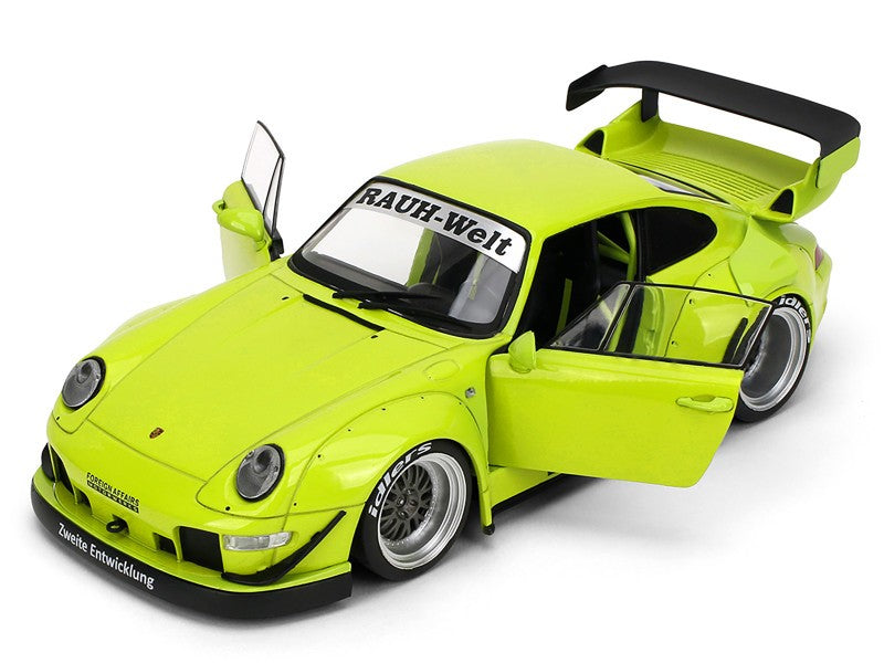 RWB Body Kit "Genki" Lime Green - Pink Slips - Jada 1/18 - 36472 Passion Diecast 