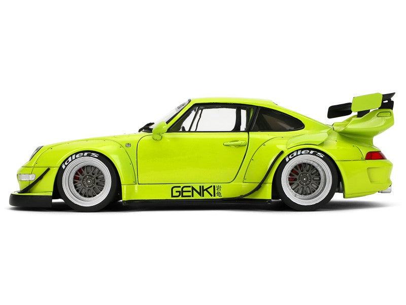 RWB Body Kit "Genki" Lime Green - Pink Slips - Jada 1/18 - 36472 Passion Diecast 