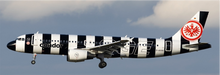 Condor Airbus A320 "Eintracht Frankfurt" / D-ASGE /  JC Wings / 1:400 / XX40838