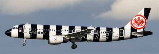 Condor Airbus A320 "Eintracht Frankfurt" / D-ASGE /  JC Wings / 1:400 / XX40838