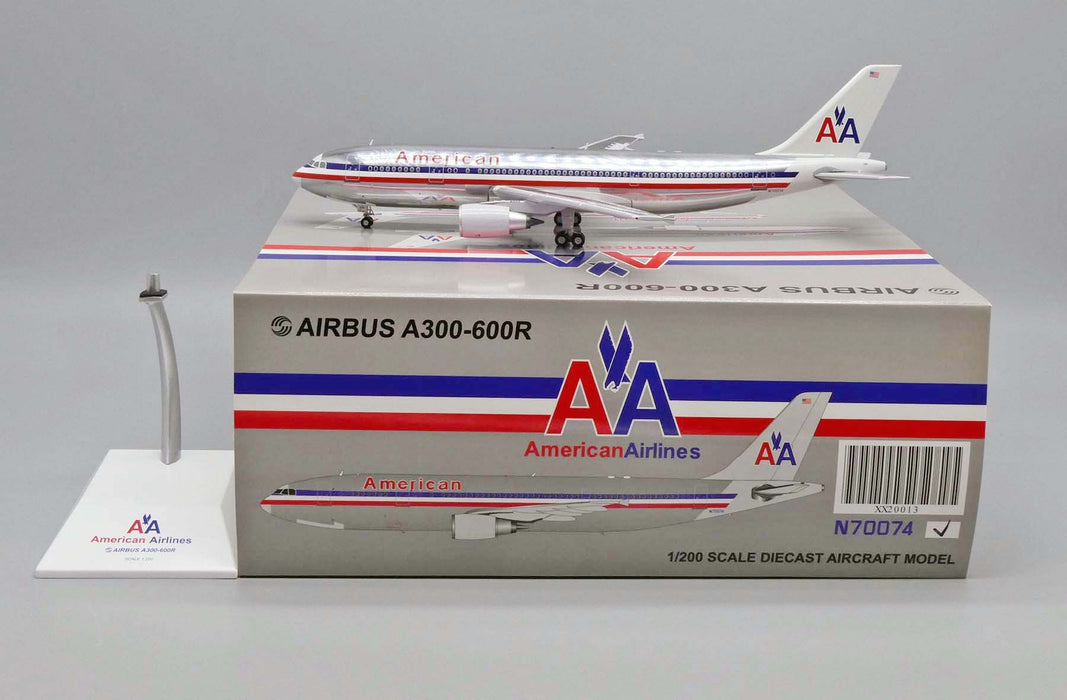 American Airlines Airbus A300-600R "Polished" / N70074 /  JC Wings  1:200 /  XX20013