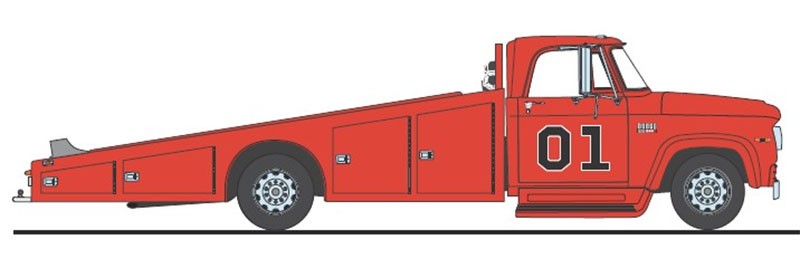 The General - 1970 Dodge D-300 Ramp Truck - ACME - 1/18 - A1801919