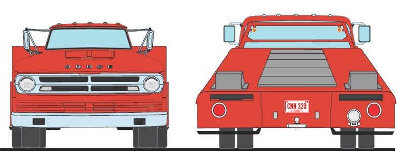 The General - 1970 Dodge D-300 Ramp Truck - ACME - 1/18 - A1801919