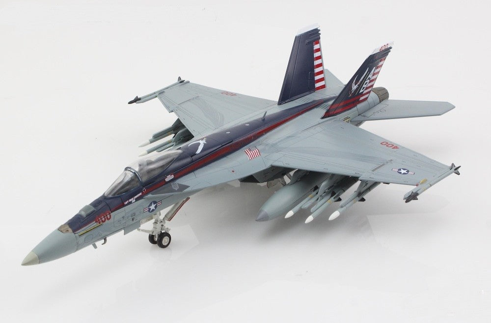 McDonnell Douglas F/A-18E Super Hornet / USN VFA-136 Knighthawks, AB400, USS Harry S. Truman, 2024 / HM1:72 HA5143