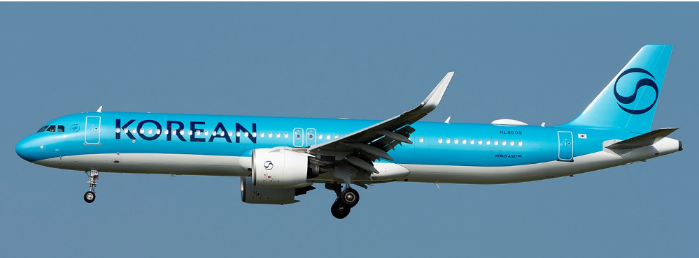 Korean Air Airbus A321NEO "NC" / HL8509 / JC Wings / 1:200 - SA2107