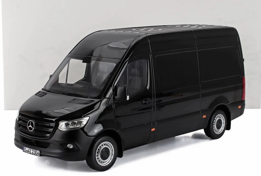 Mercedes-Benz Sprinter 2018 Black - Norev - 1:18 - 183041 - Passion Diecast