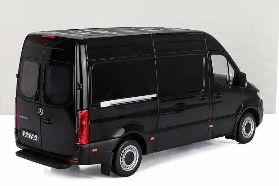 Mercedes-Benz Sprinter 2018 Black - Norev - 1:18 - 183041 - Passion Diecast