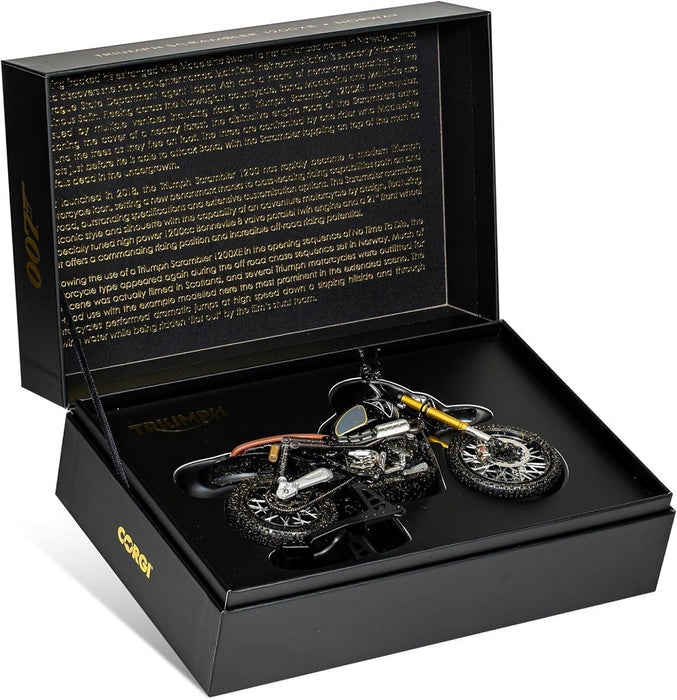 Triumph Scrambler 1200XE - NO TIME to DIE - Corgi - CC08403 Passion Diecast