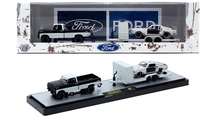 1972 Ford F-250 Ranger 4X4 & 1969 Ford Mustang GT 390 - M2 1/64 - 36000-92 A