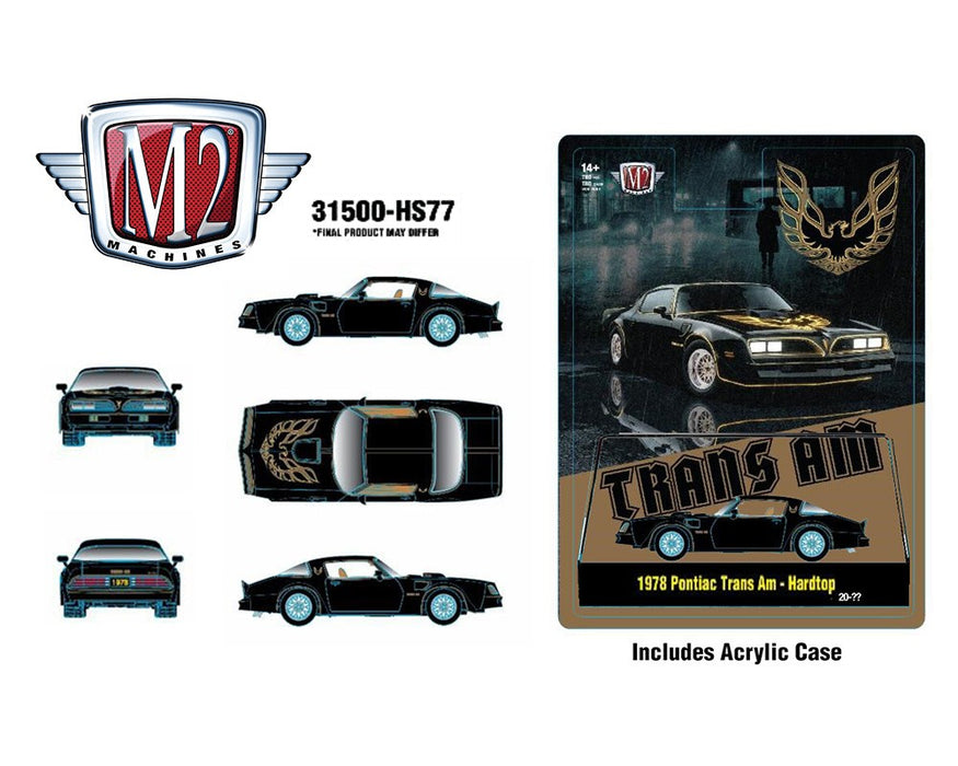 1978 Pontiac Trans Am Firebird Special Edition - Black - M2 Machine - 1:64 - 31500-HS77
