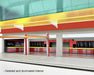 Figures Set Grand Prix Paddock Diorama w L.E.D. - Team Red - American Diorama - 1/64 - AD-2447 Passion Diecast