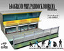 Figures Set Grand Prix Paddock Diorama w L.E.D. - Team Black - American Diorama - 1/64 - AD-2448 Passion Diecast