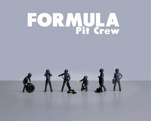 Figures Formula Pit Crew - Team Blue - American Diorama - 1/64 - AD-2442 Passion Diecast