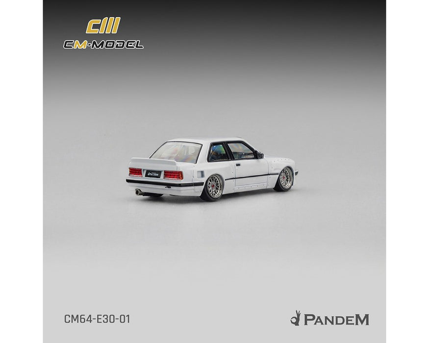 Pandem BMW M3 E30 - Pearl White - CM Model - 1:64 - CM64-E30-01 Passion Diecast