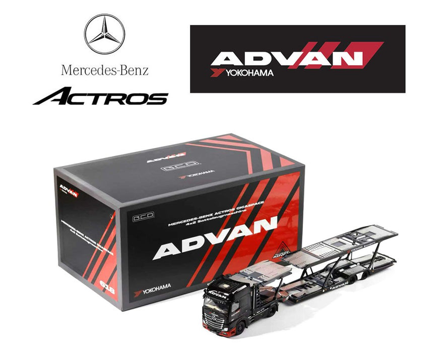 Mercedes-Benz AMG Actros Auto ADVAN Yokohama Transporteur - GCD - 1:64 - KS-069-618 Passion Diecast