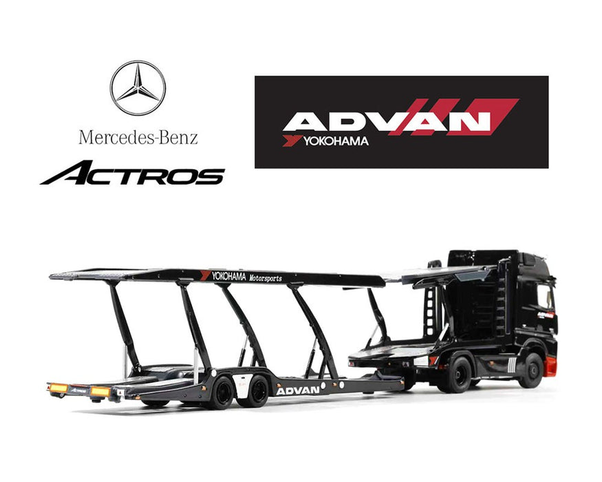 Mercedes-Benz AMG Actros Auto ADVAN Yokohama Transporteur - GCD - 1:64 - KS-069-618 Passion Diecast