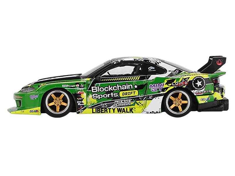 Nissan LB-Super Silhouette S15 SILVIA No.555 V2 2024 Formula Drift Japan - Mini GT - 1:64 - MGT00823 Passion Diecast