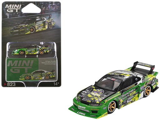 Nissan LB-Super Silhouette S15 SILVIA No.555 V2 2024 Formula Drift Japan - Mini GT - 1:64 - MGT00823 Passion Diecast