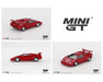Lamborghini Countach 25th Anniversary - Red - Mini GT - 1:64 - MGT01192 Passion Diecast