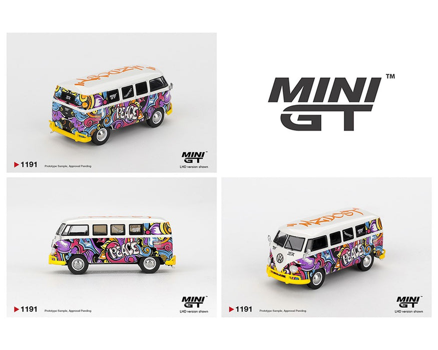 Volkswagen T1 Microbus Mizu Design - Mini GT - 1:64 - MGT01191 Passion Diecast