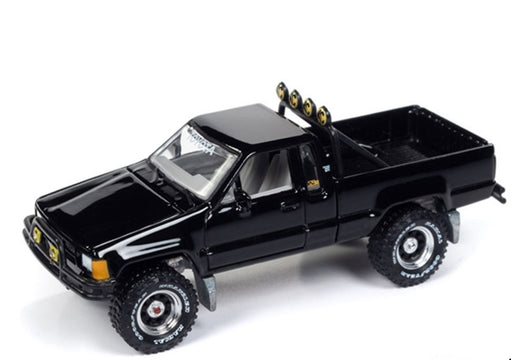 Mystery Matinee - 1985 Toyota SR5 Pickup in Black - Johnny Lightning 1/64 - JLPC014 E Passion Diecast
