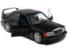 Mercedes Benz 190 E EVO2 1990 black  -  Solido  1/18 - S1801001  -   Passion Diecast 