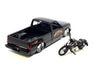 1993 Chevrolet 454SS Pick-Up & 2007 XL 1200N Nightster Harley-Davidson Bike Custom - Black - Maisto 1/24 - 32276 BLK