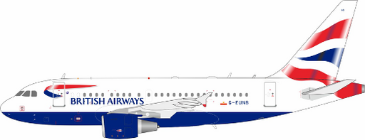 British Airways Airbus ACJ318 / G-EUNB / Inflight 200 / 1:200 / ARDBA205