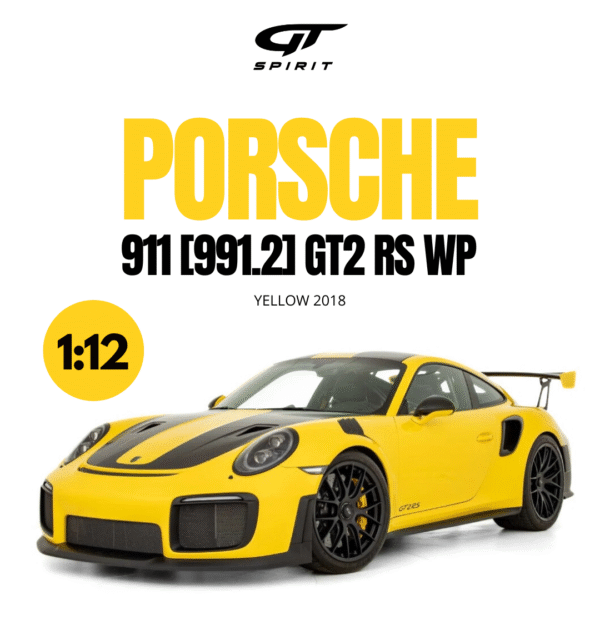 PORSCHE 911 [991.2] GT2 RS WP YELLOW 2018  - 1/12 - GT SPIRIT - GT535 Passion Diecast