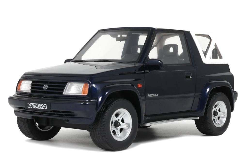 1994 Suzuki Vitara Cabrio JLX (Deep Blue Pearl Metallic) - 1/18 - OT492 Passion Diecast 