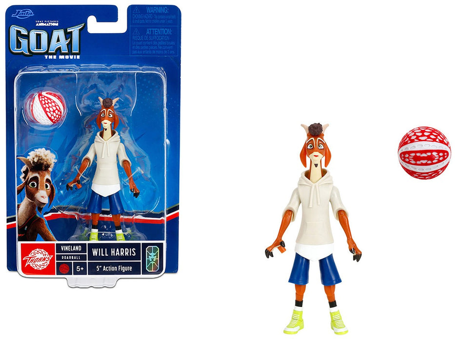 Will Harris  Moveable Figure with Basketball (Gym Clothes) "Goat" Movie 2026 5 inch - Jada -  36856