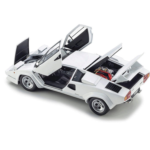 Lamborghini Countach LP 400 S - White - Kyosho 1/18 - K08320WFL - Passion Diecast