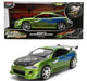 Fast & Furious 25th Anniversary  Brian's 1995 Mitsubishi Eclipse -Brush Metal Finish -  Jada 1/24 -  36817