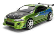 Fast & Furious 25th Anniversary  Brian's 1995 Mitsubishi Eclipse -Brush Metal Finish -  Jada 1/24 -  36817