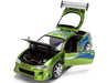Fast & Furious 25th Anniversary  Brian's 1995 Mitsubishi Eclipse -Brush Metal Finish -  Jada 1/24 -  36817