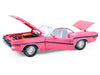 1970 Dodge Challenger R/T Hardtop 440 in Panther Pink with White Top and White Interior - 1/18 - Greenlight - 13699