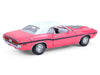 1970 Dodge Challenger R/T Hardtop 440 in Panther Pink with White Top and White Interior - 1/18 - Greenlight - 13699