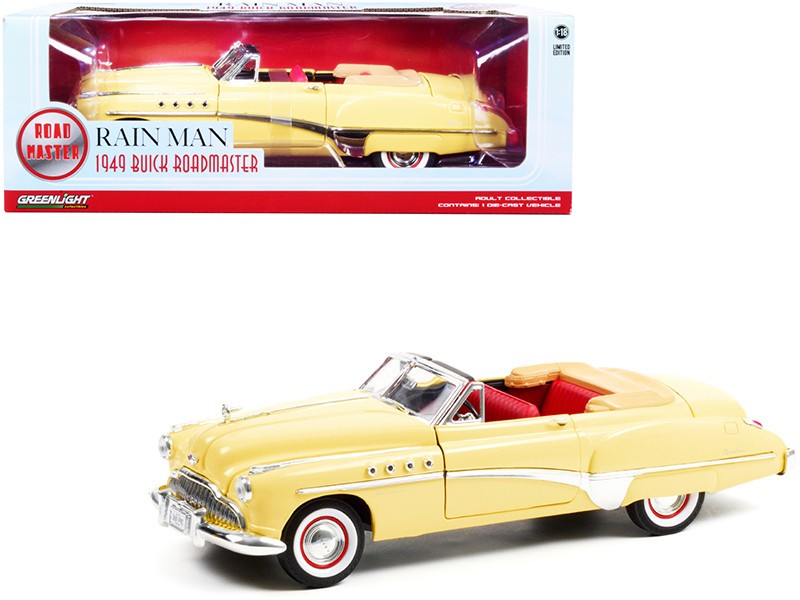 Charlie Babbitt's 1949 Buick Roadmaster Convertible - Rain Man (1988) - 1/18  Greenlight - 13616 - Passion Diecast