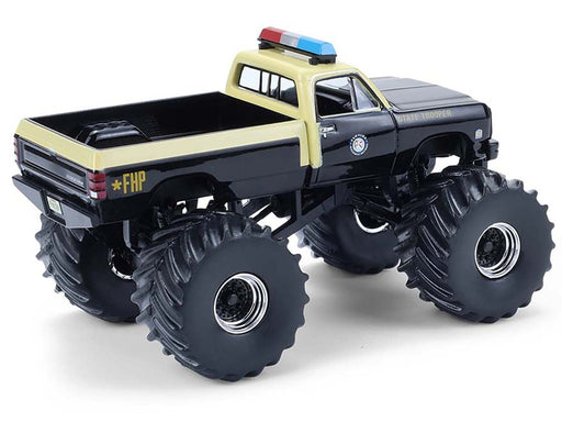 Florida Highway Patrol - 1983 Dodge Ram Monster Truck - Kings of Crunch - Hot Pursuit - 1/64 Greenlight - 49170 C