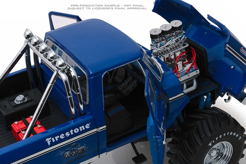 Bigfoot No.1 - 1974 Ford F-250 Monster Truck with 48 Tires -  Greenlight 1/18 - 13537 Passion Diecast 