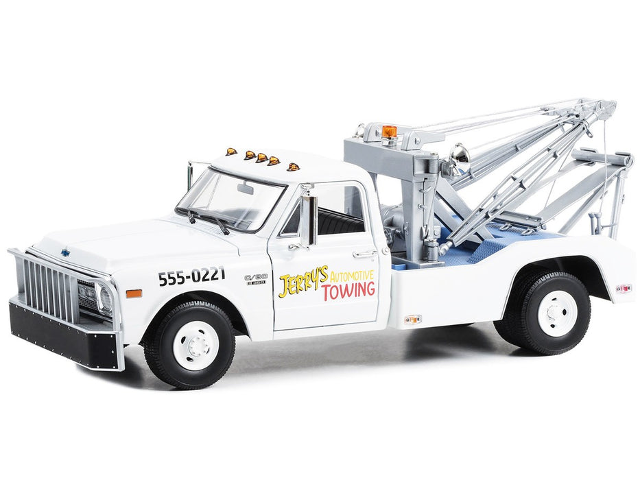  Jerrys Towing - 1969 Chevrolet C-30 Dually Wrecker - Fall Guy Stuntman Association -  Greenlight 1/18 - 13683