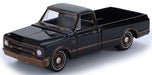 1972 Chevrolet C10 Lowrider in Black and Bronze - California Lowriders Series 7 - 1/64 Greenlight - 63080 D