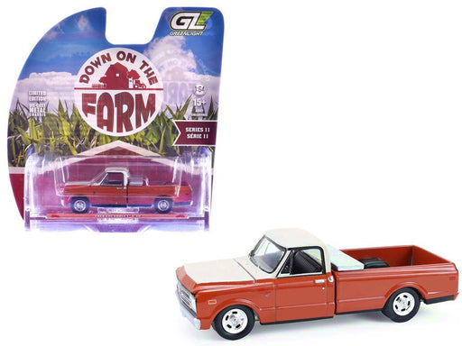 1968 Chevrolet C-10 Pickup Truck with Toolbox - Down on the Farm Series 11 - 1/64 Greenlight - 48110 D