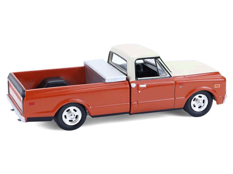 1968 Chevrolet C-10 Pickup Truck with Toolbox - Down on the Farm Series 11 - 1/64 Greenlight - 48110 D